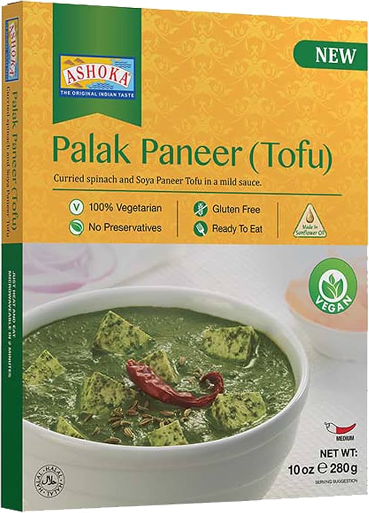 Ashoka Palak Paneer Ready to Eat (Tofu) 280g